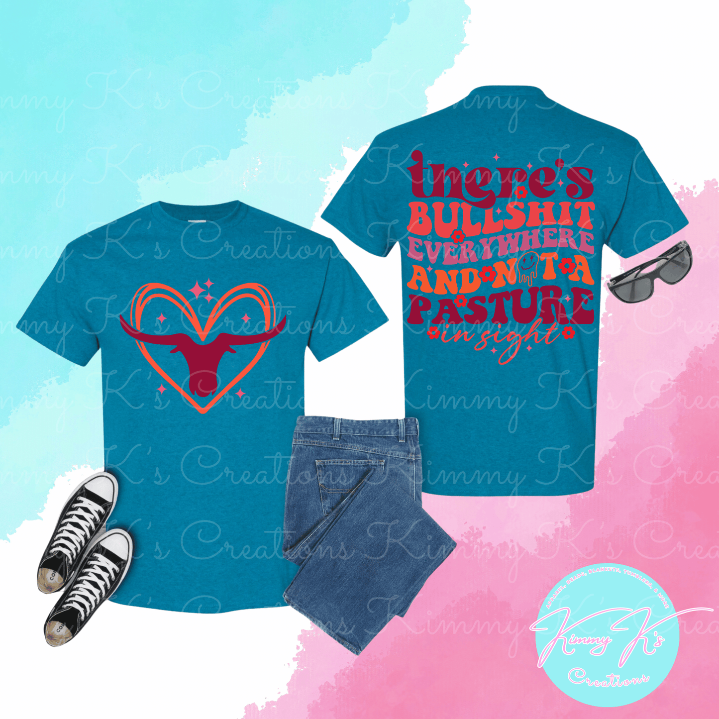 Bullshit Everywhere | Front & Back T-Shirt