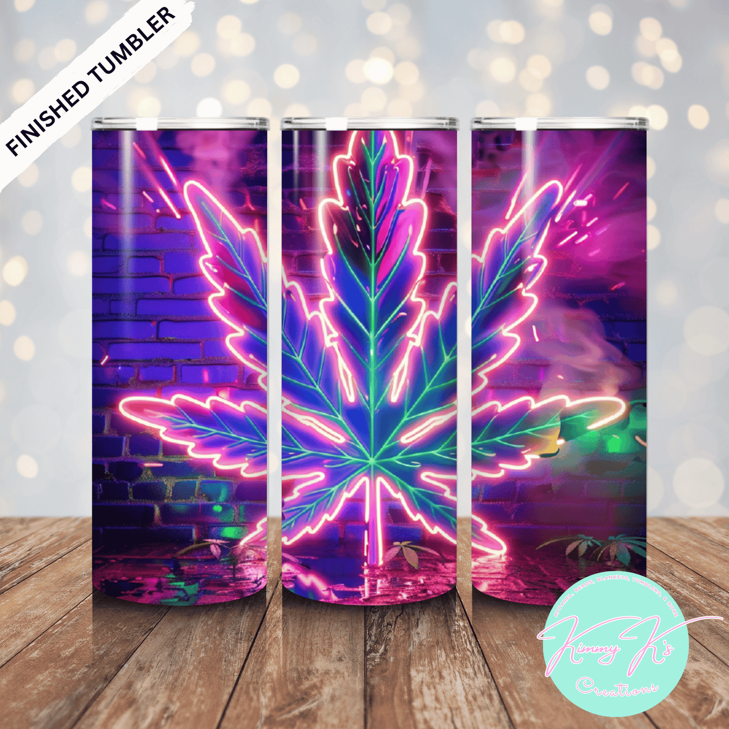 420 Watercolor | 20oz Skinny Tumbler