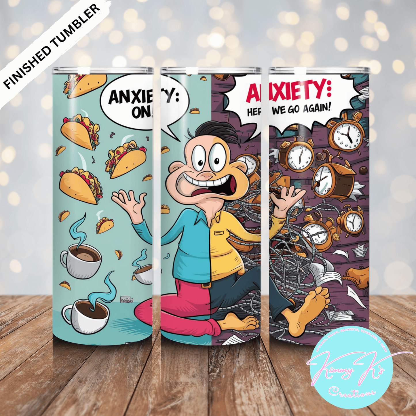 Anxiety On | 20oz Skinny Tumbler