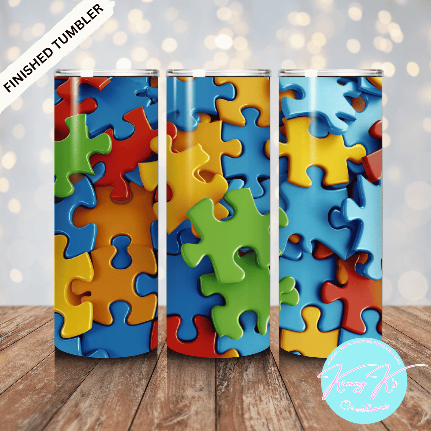 Autism Awareness | 20oz Skinny Tumbler