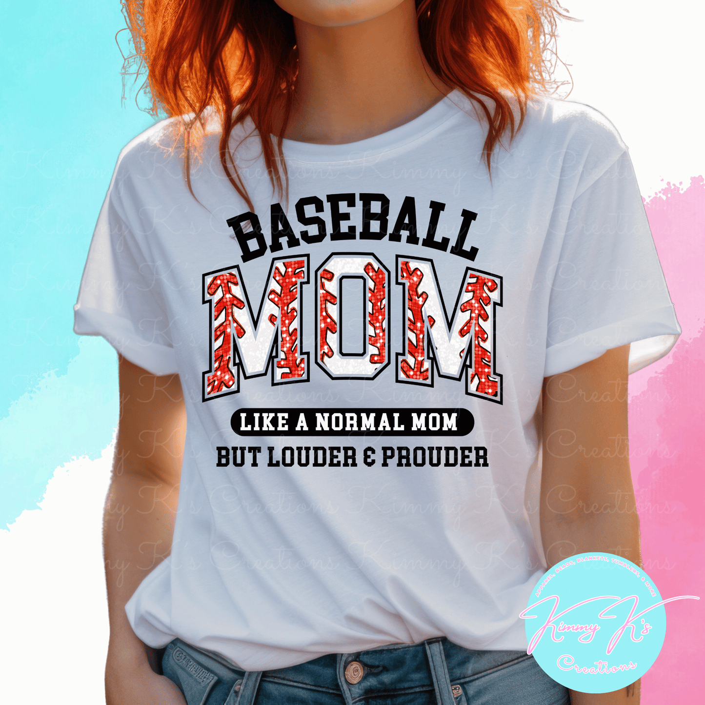 Baseball Mom Normal Mom | T-Shirt