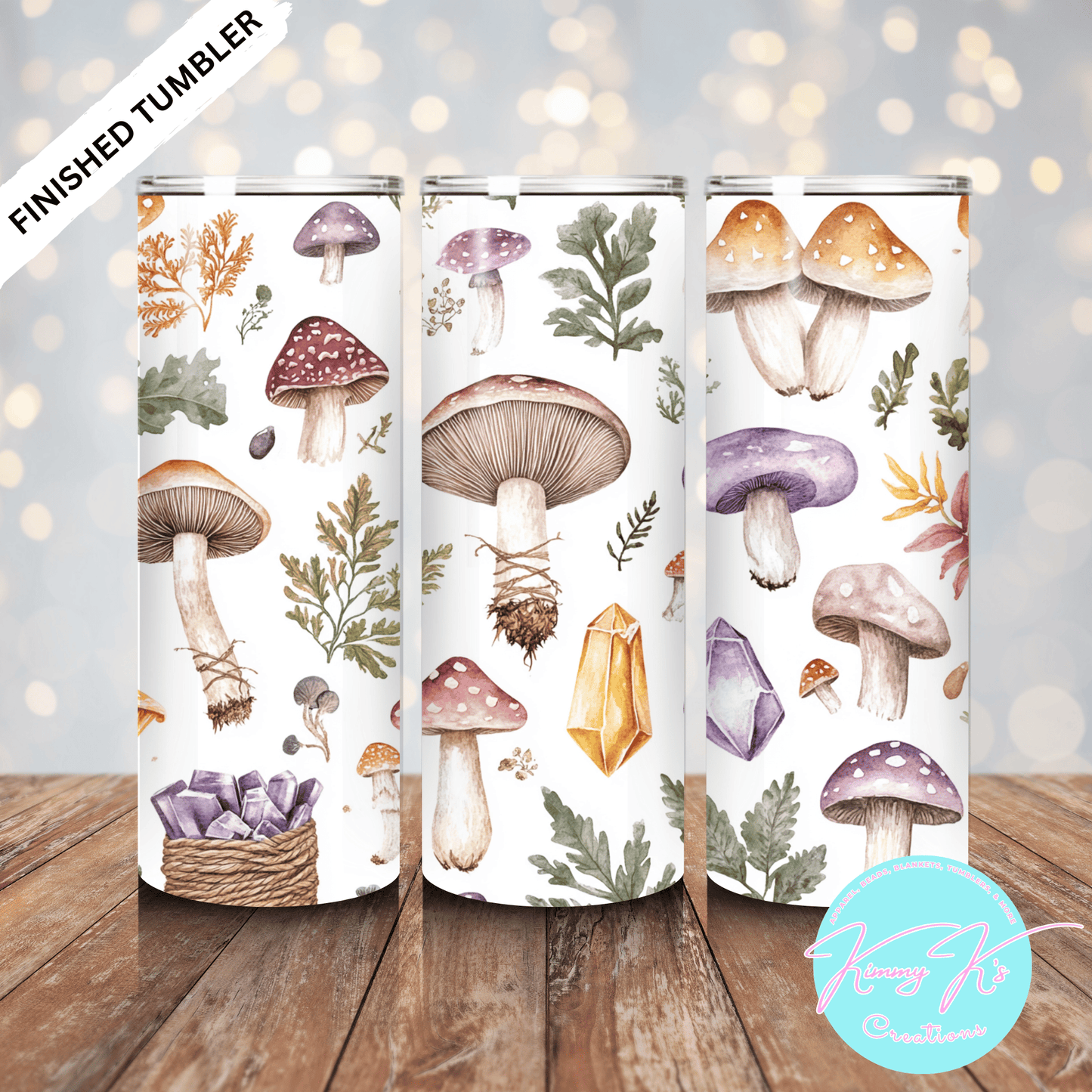 Boho Mushrooms | 20oz Skinny Tumbler