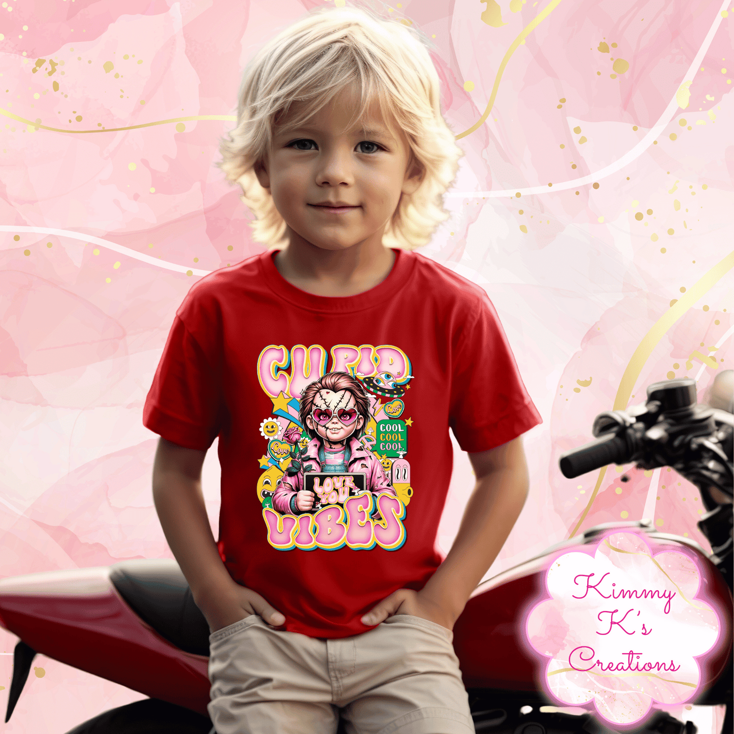 Cupid Vibes Chuck | Youth T-Shirt