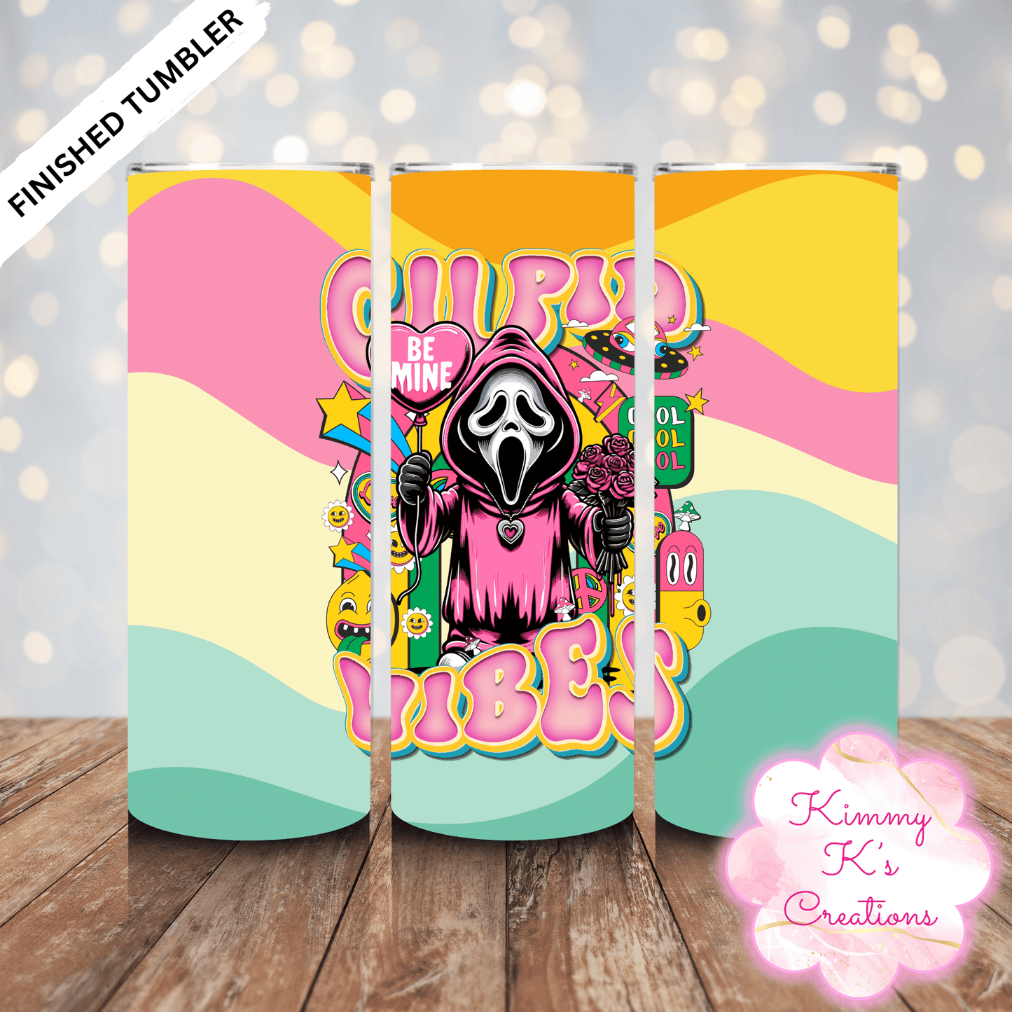 Tumbler | Cupid Vibes Ghost Face