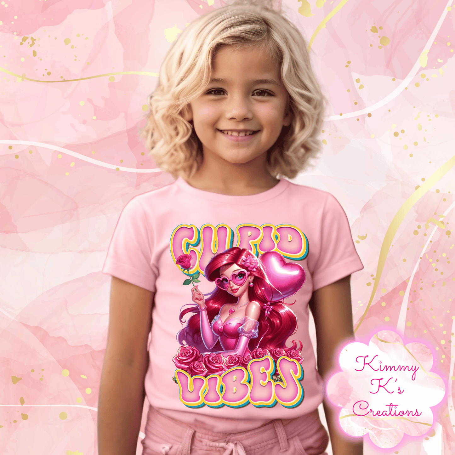 Cupid Vibes Princess 4 | Youth T-Shirt