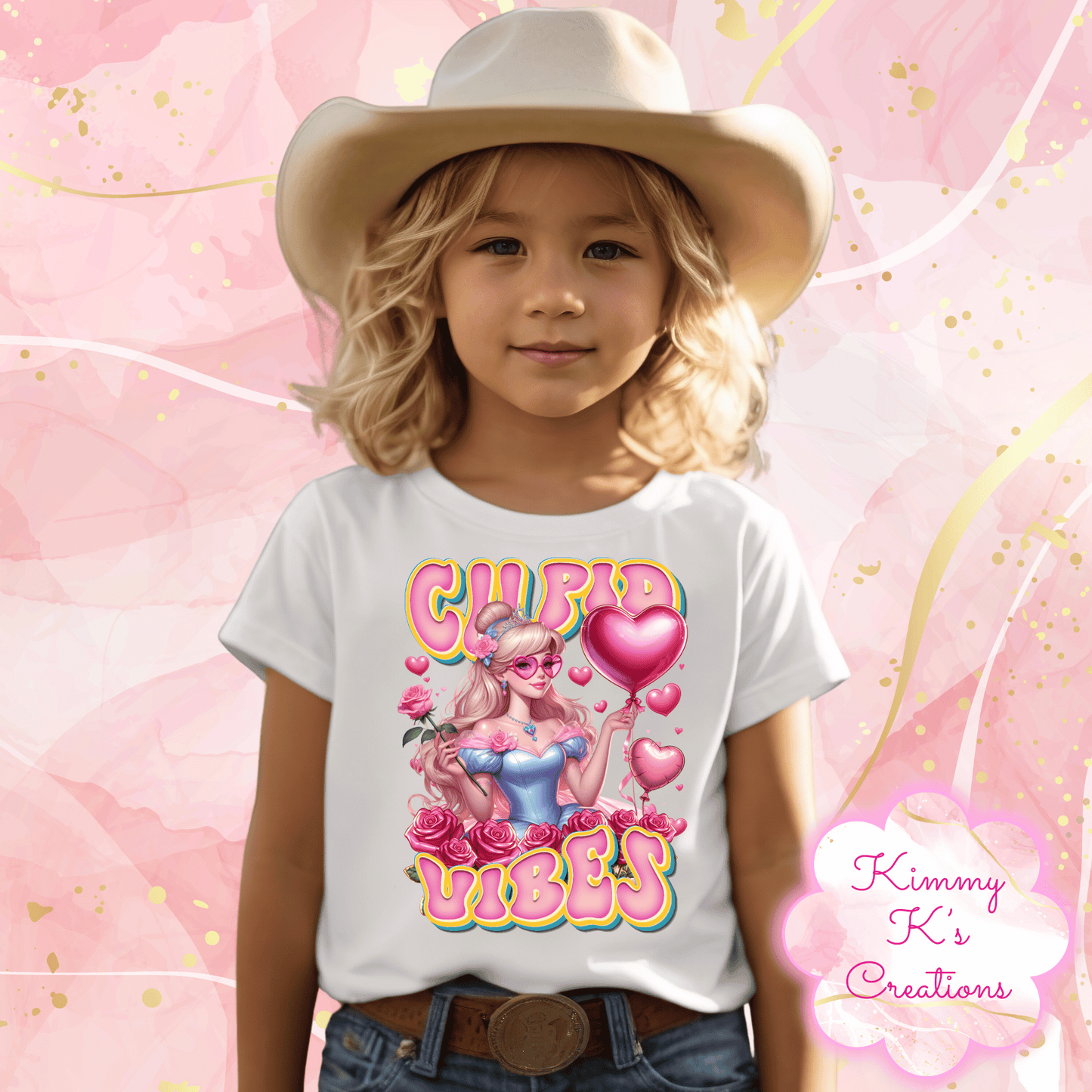 Cupid Vibes Princess 8 | Youth T-Shirt