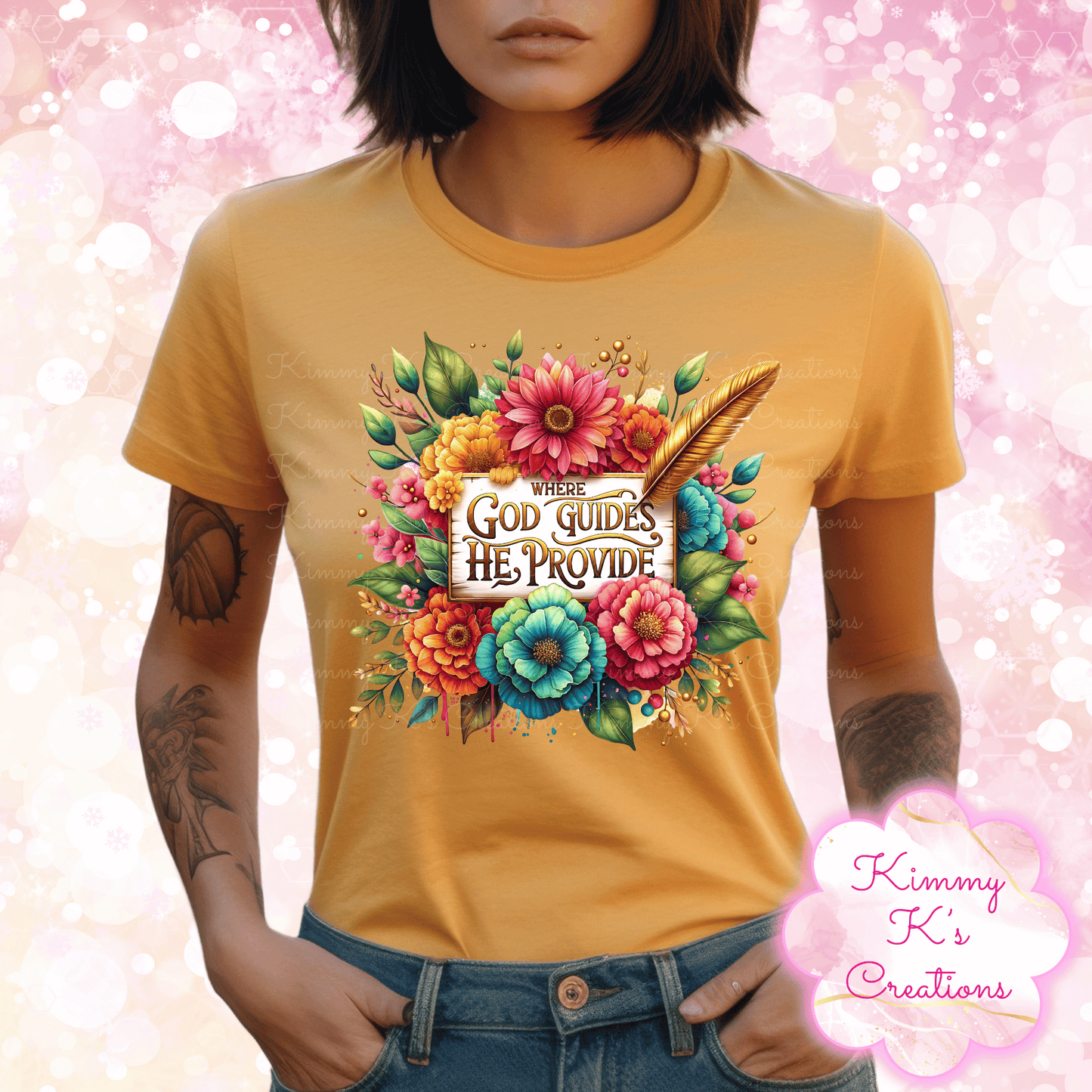 God Guides He Provide | T-Shirt