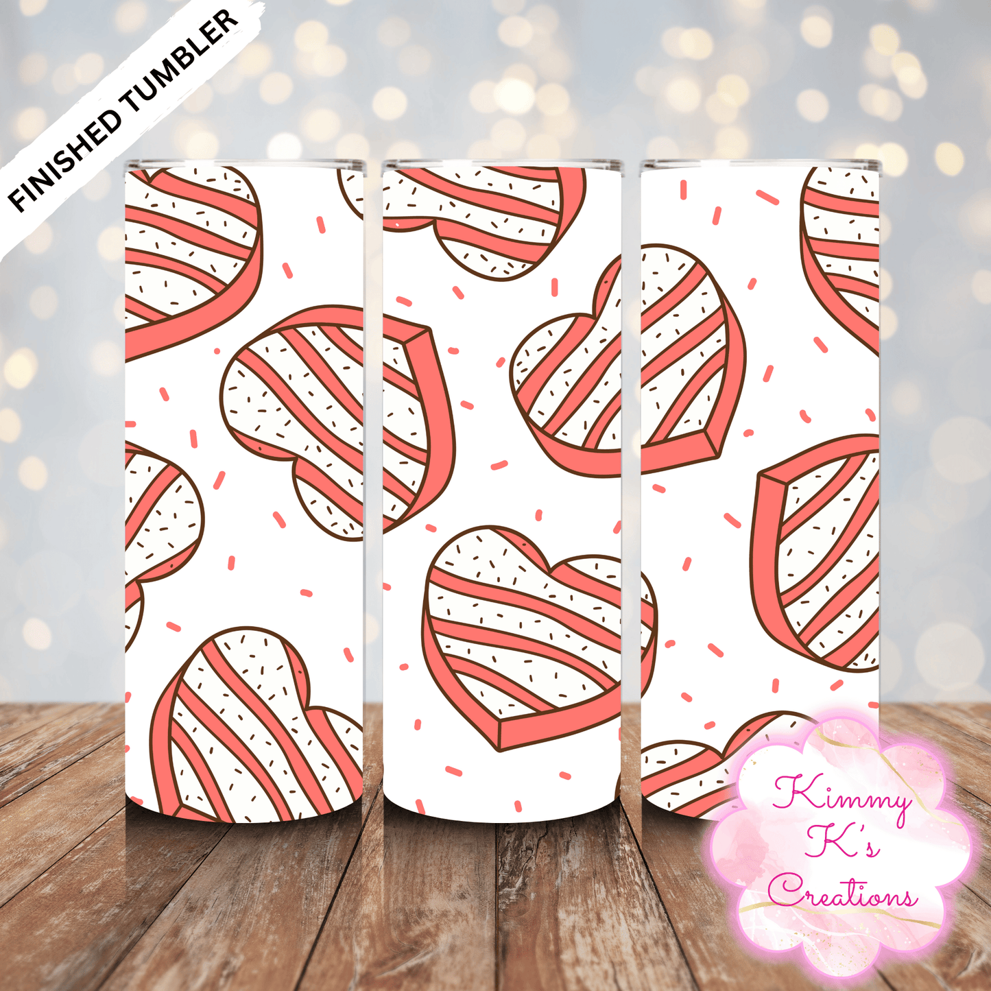 Tumbler | Heart Cake