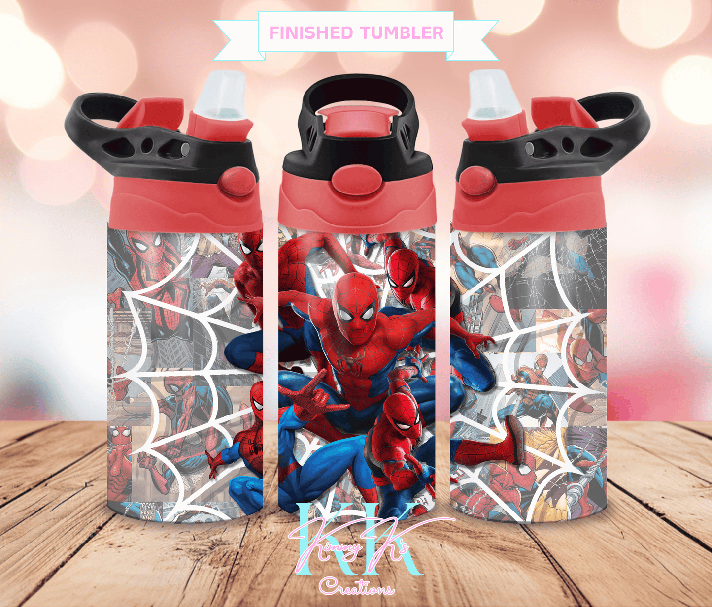 Spiderman In Web | Kids Hydro Sippy Tumbler