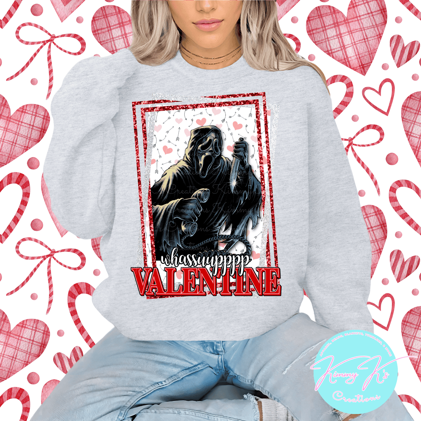 Whatsssupp Valentine | Crewneck