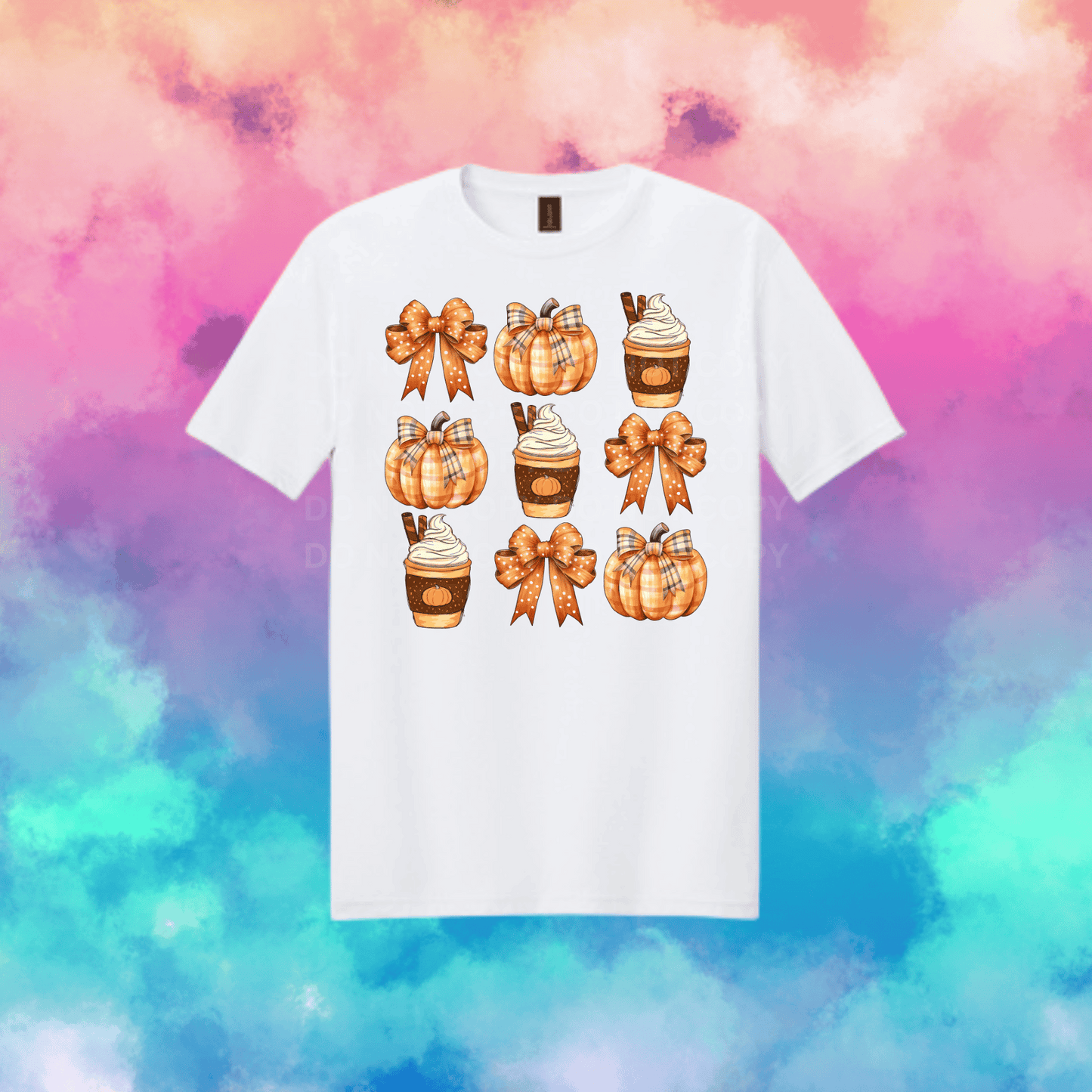 T-Shirt | Bow Pumpkin Latte