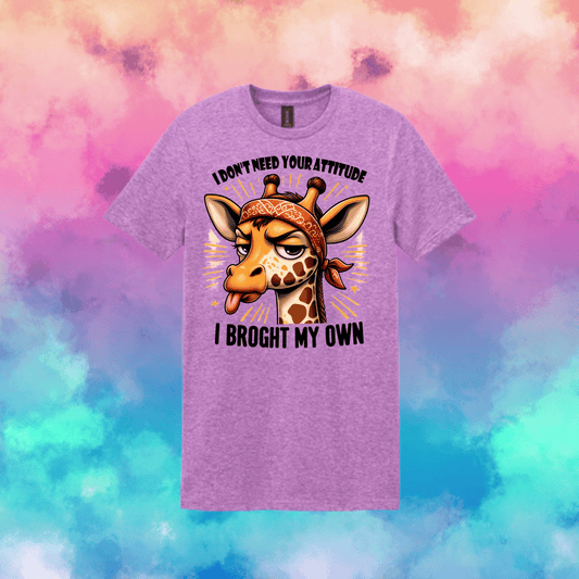 T-Shirt | Giraffe I Don't Need Your Attitude