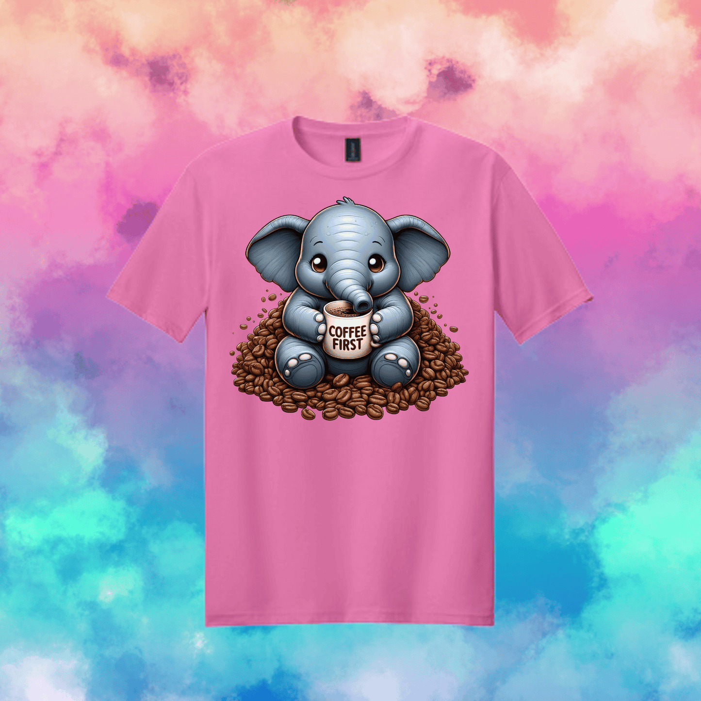 T-Shirt | Elephant Coffee First