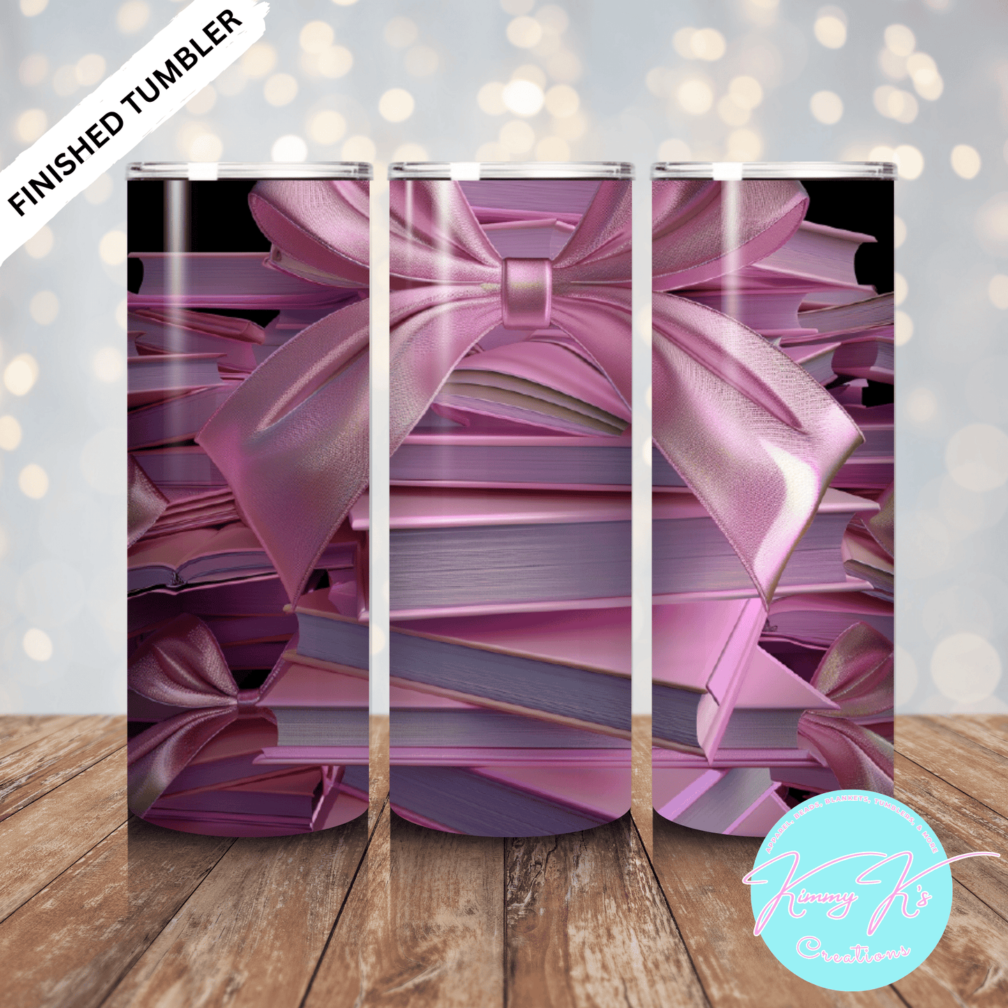 Bow and Books | 20oz Skinny Tumbler