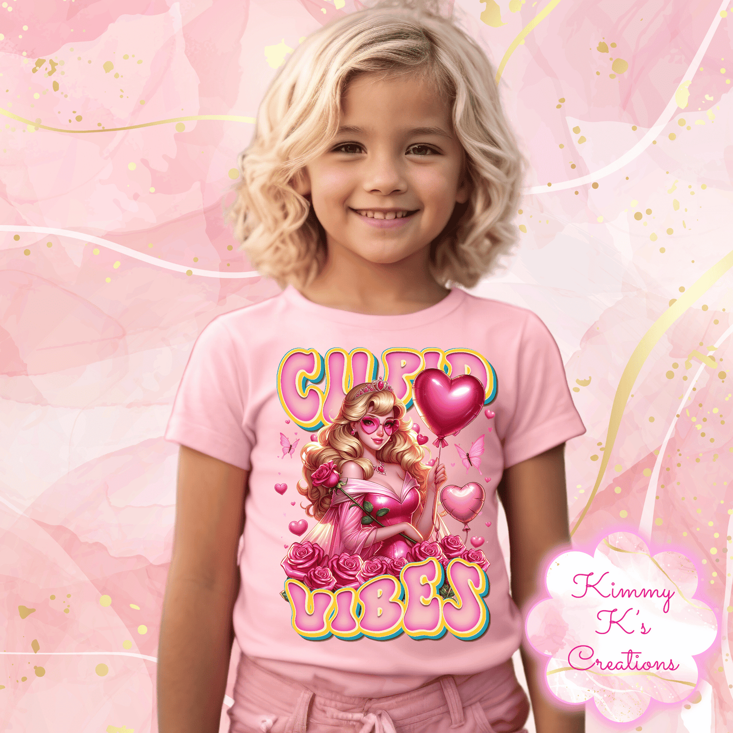 Cupid Vibes Princess 6 | Youth T-Shirt