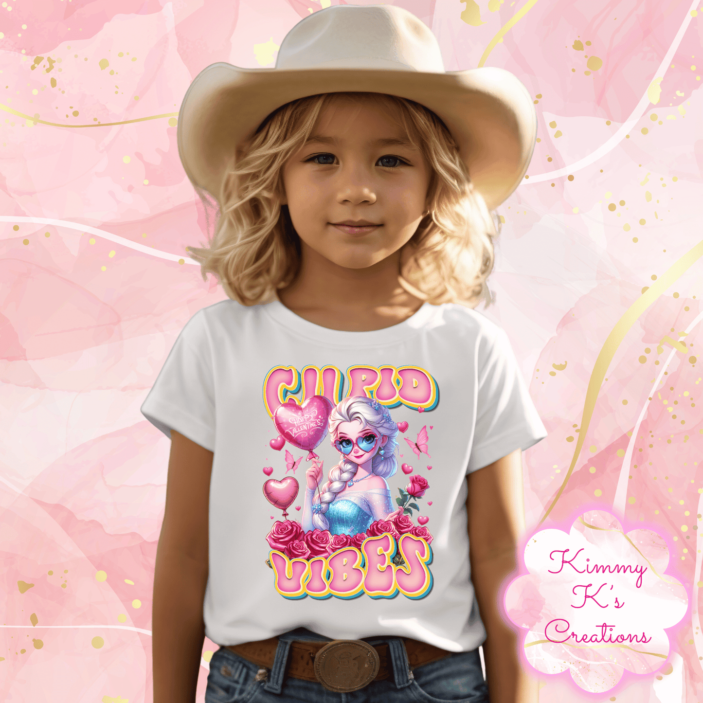 Cupid Vibes Princess 7 | Youth T-Shirt