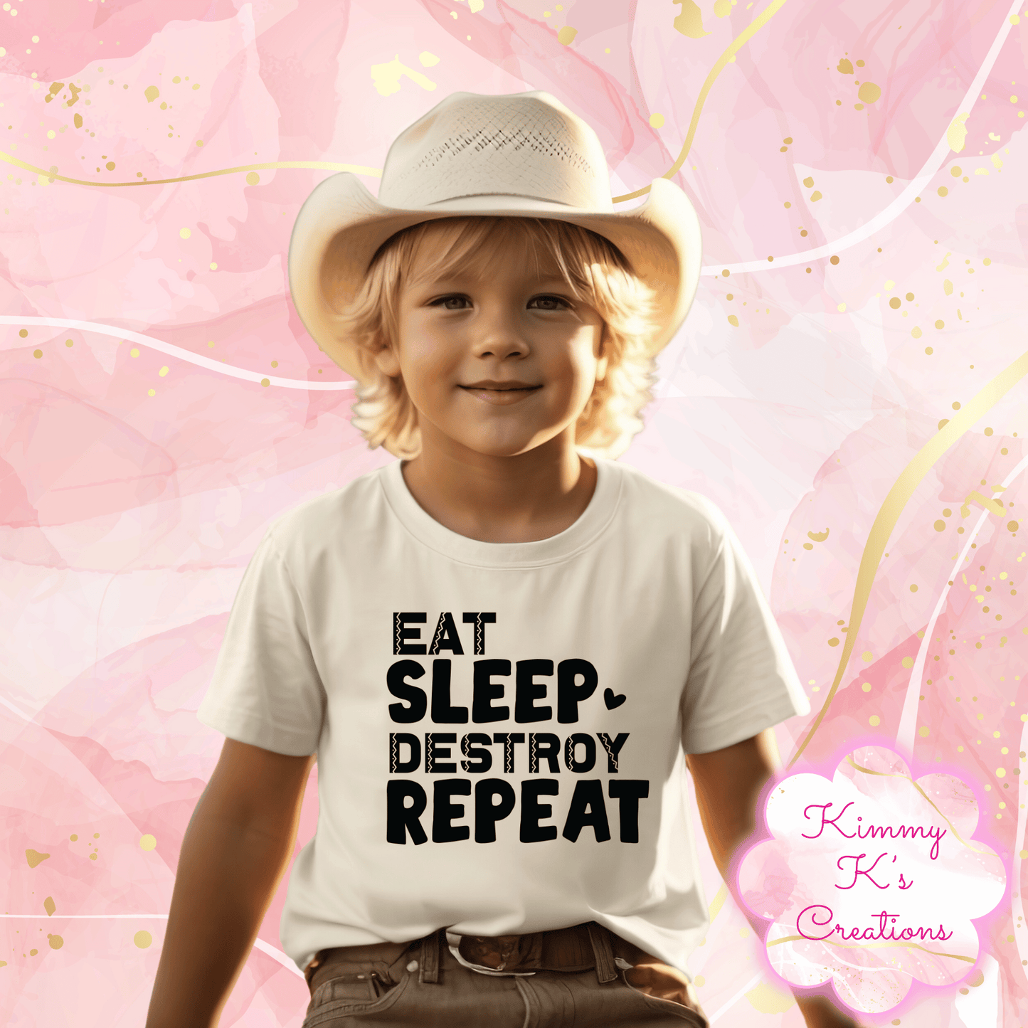 Eat Sleep Destroy Repeat | Youth T-Shirt