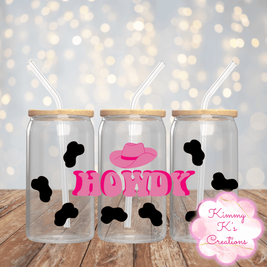 Howdy | Glass Jar