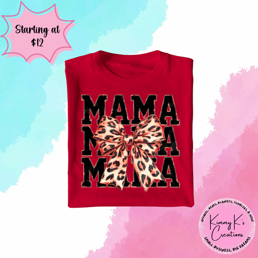 Mama Mama Bow | T-Shirt