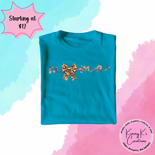 Mama Cheetah Print | T-Shirt