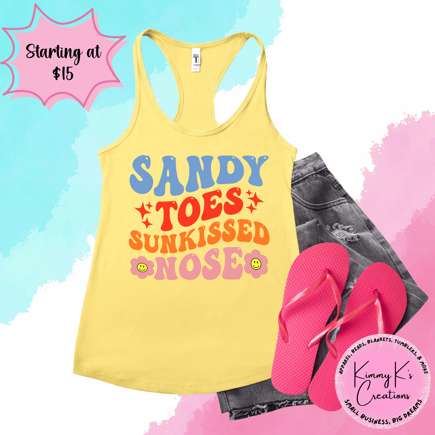 Sandy Toes Sunkissed Nose | Tank Top
