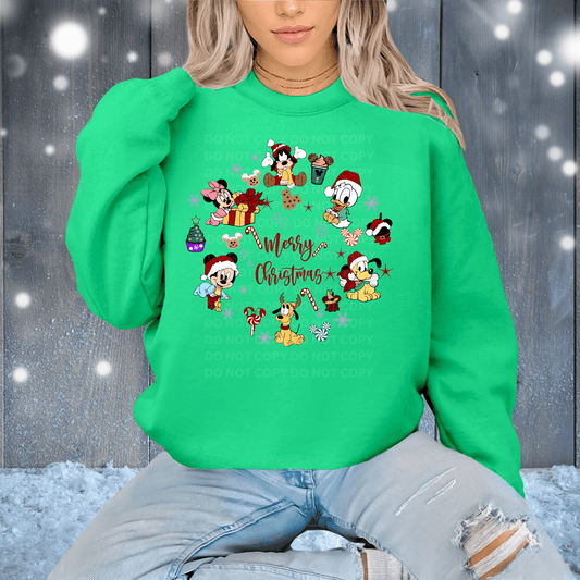 Mouse Merry Christmas | Crewneck