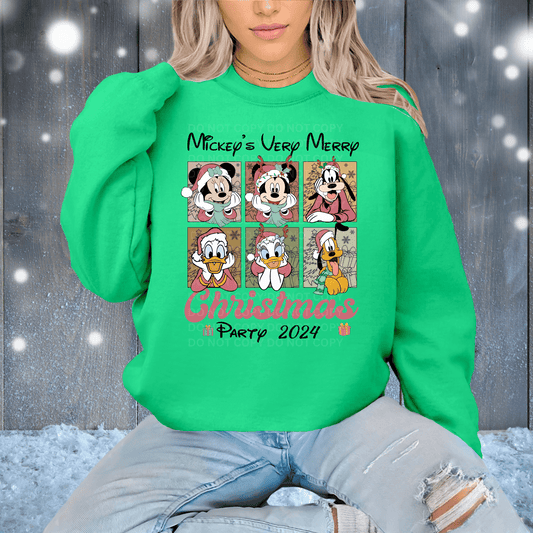 Mouse Very Merry Christmas Party 2024 | Crewneck