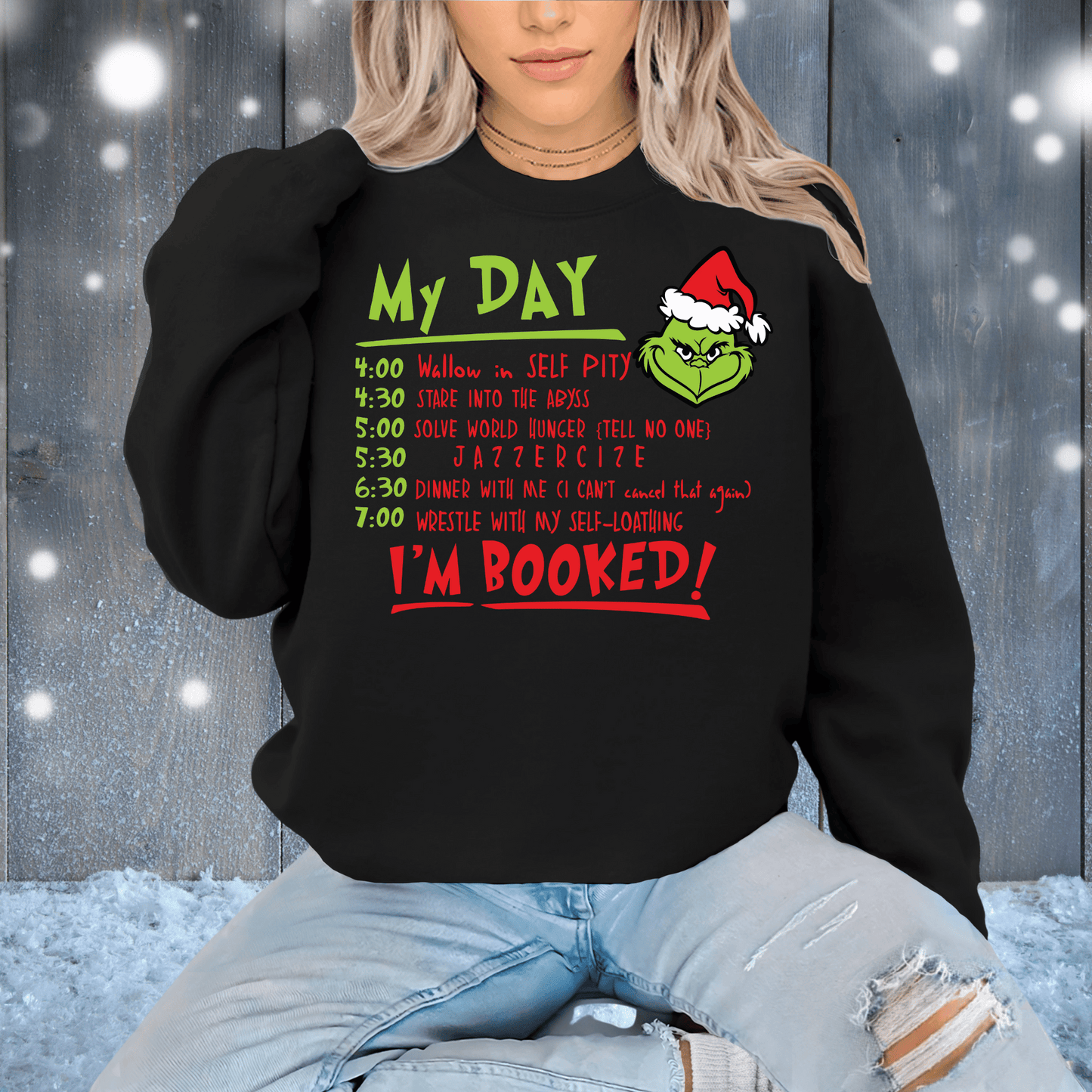 My Day I'm Booked | Crewneck