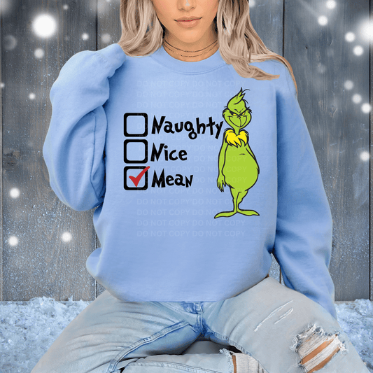 Naughty Nice Mean | Crewneck