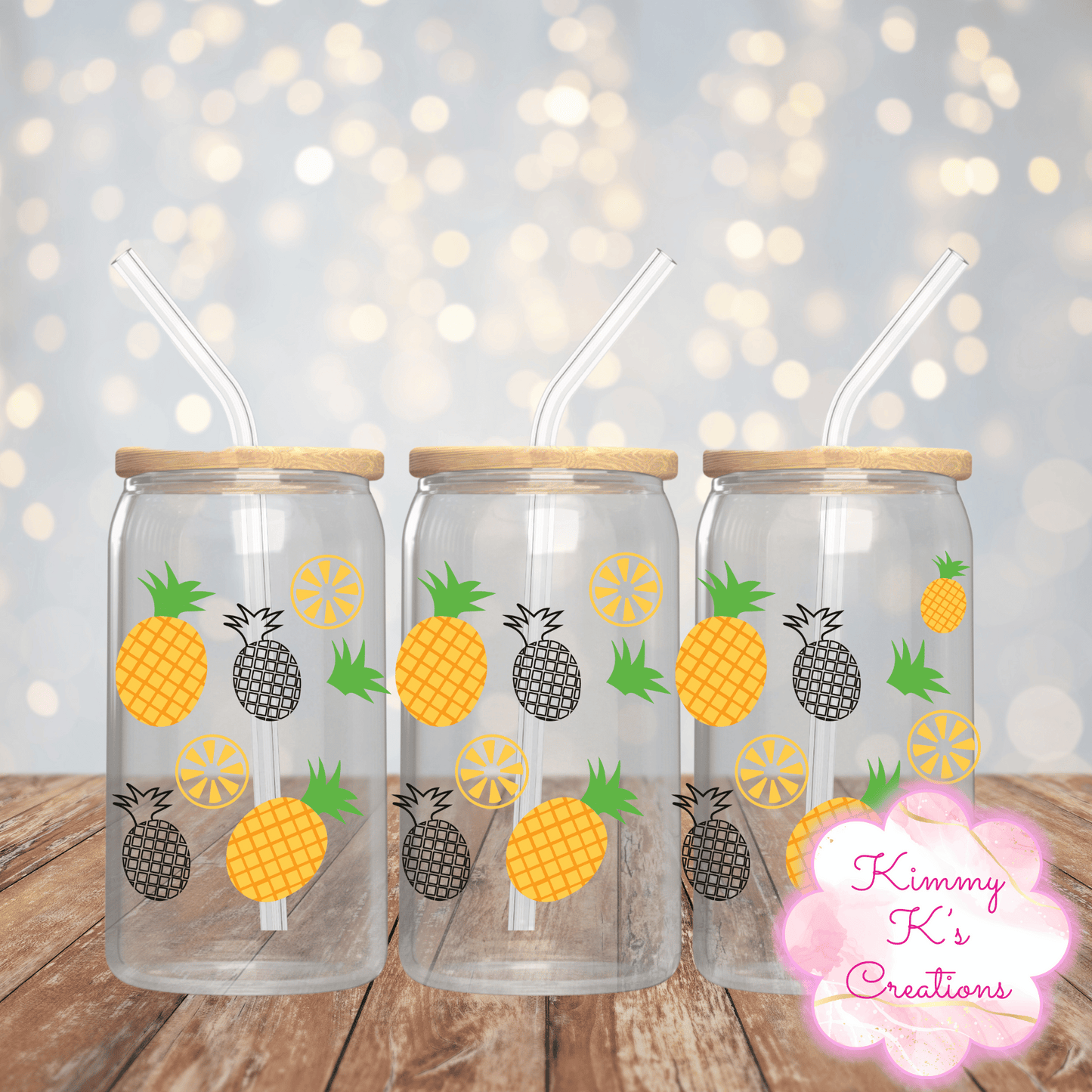 Pineapples | Glass Jar