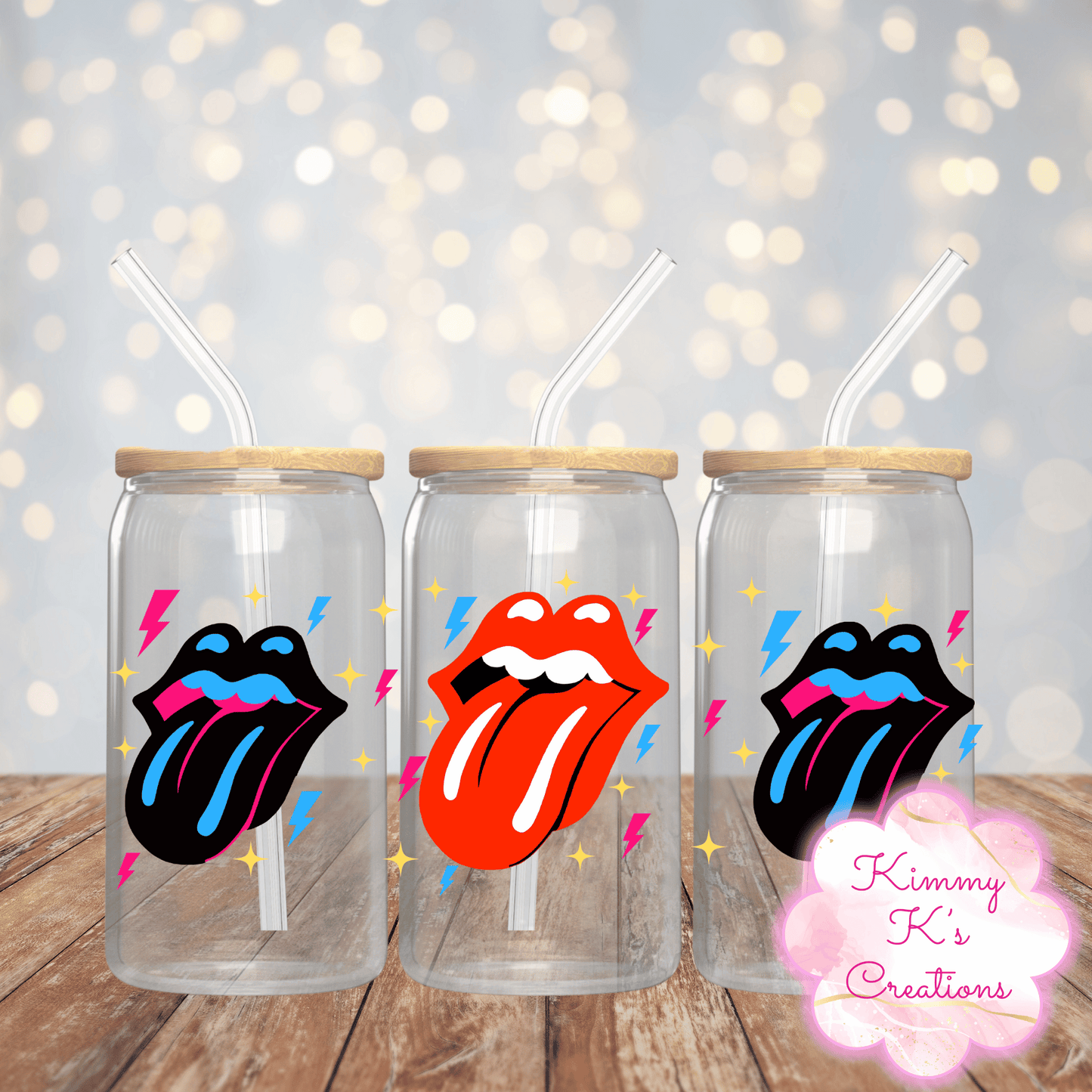 Rocker Lips | Glass Jar